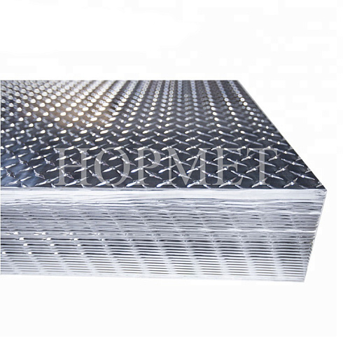 Лист алюминиевый 4х1500х3000 EU, рифление квинтет, марка АМГ2Н2 Р в Томске цена